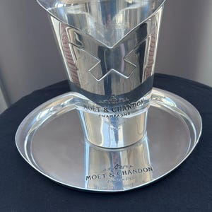 Moët & Chandon – Iconic French Champagne Set: Ice Bucket and Serving Tray