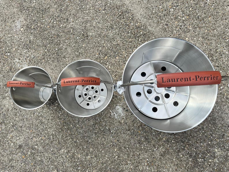 Laurent-Perrier draagbare champagnekoelerset – 3 verschillende maten afbeelding 3
