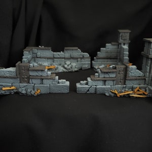 Wall Set-4pcs-wood accents