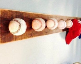 Baseball Hat Rack, Hat rack, Hat storage, Baseball, Hat, Baseball hat hanger, Cap Rack, Baseball Cap Rack, Wall decor, Sports Decor, Sports