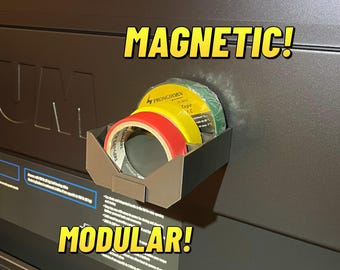 Magnetic Electrical Tape Holder - Modular