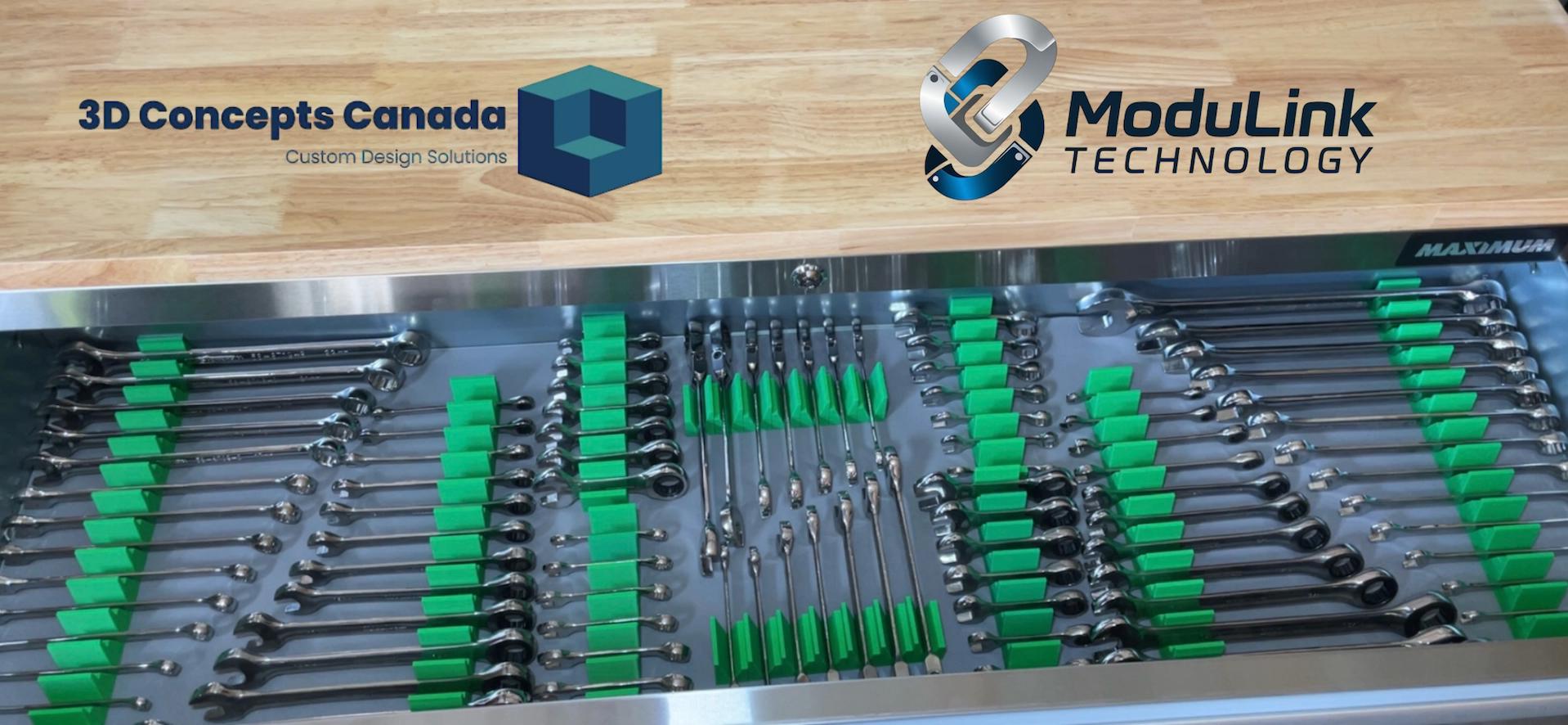 Set* Magnetico - Organizer Modulare Per Chiavi Inglesi, Organizza I Tuoi Attrezzi Con Stile! - Italia - 2