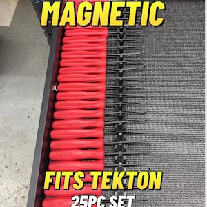 Magnetic Pick and Prybar Organizer: Works with Tekton 25pc