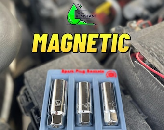 Magnetic Spark Plug Socket Organizer, Organize Your Tools In Style!
