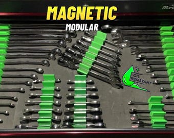 Sets* Magnetic - Modular Wrench Organizer, Organize Your Tools In Style!