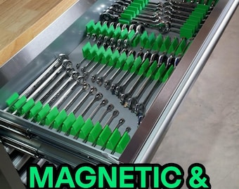 Magnetic - Modular Wrench Organizer, Organize Your Tools In Style!