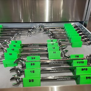 Set With Sizes- Modular Wrench Organizer, Organize Your Tools In Style!