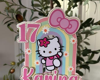 Hello Kitty Cake Topper.