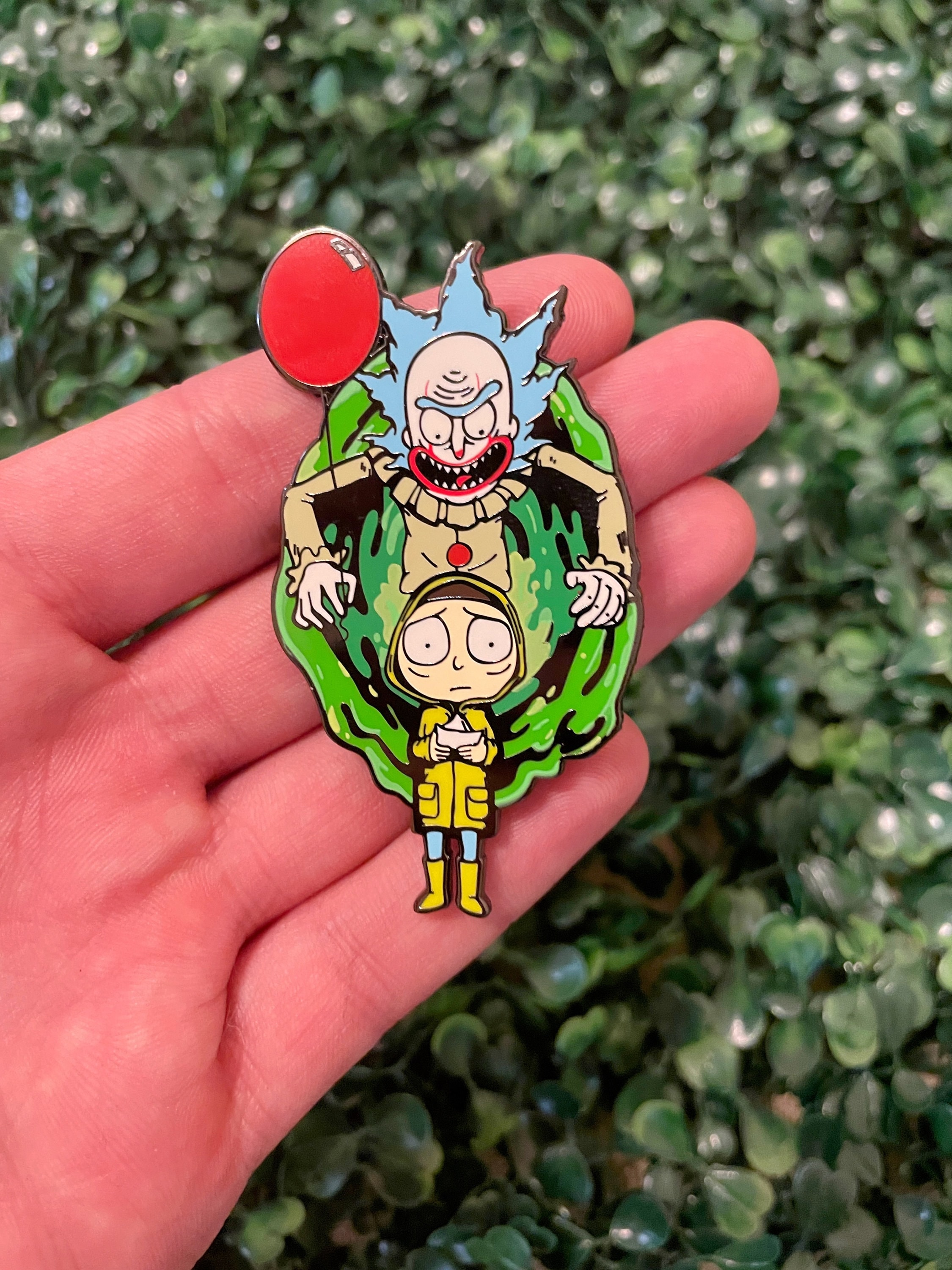 Rick And Morty X Breaking Bad Enamel Pin