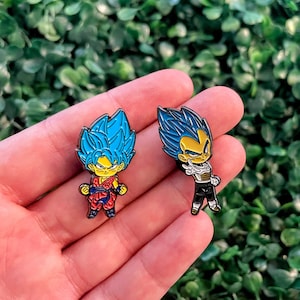 Customizable - DBZ SSJ Blue Vegeta Goku Pin