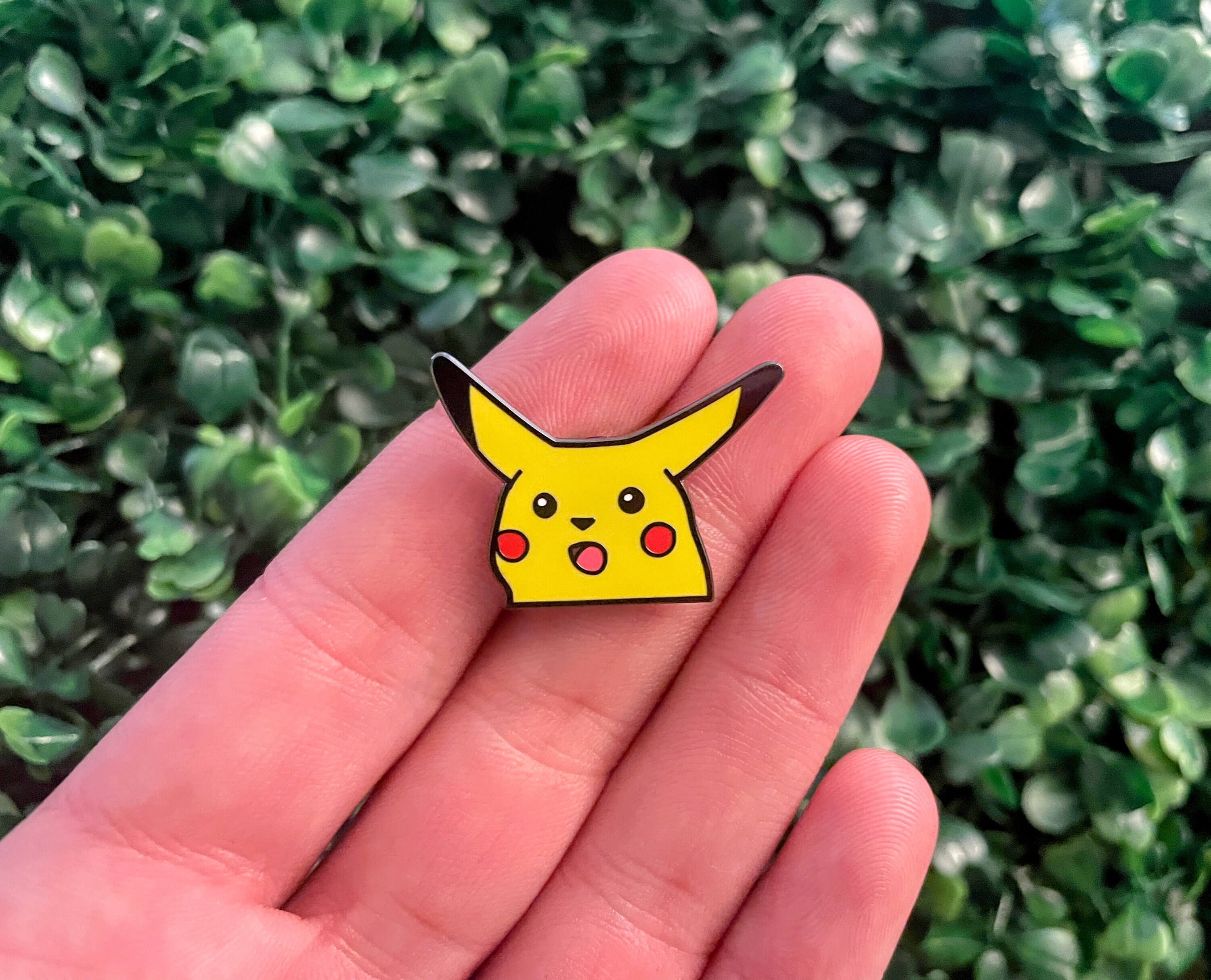 Surprised Pikachu Meme Hard Enamel Pin by PIN LADS — Kickstarter