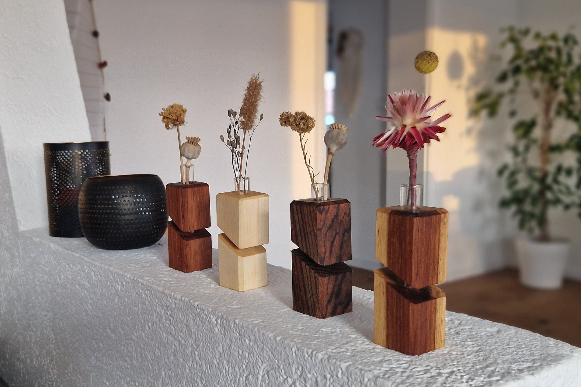 10+ Wooden Flower Vase