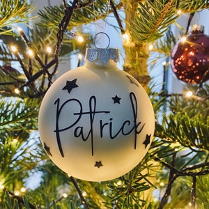 Christmas tree balls glass 8 cm