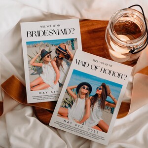 Bridesmaid Proposal Card Template, Bridesmaid Info Card Template, Will You Be My Bridesmaid, Bridesmaid Information Card, Bridesmaid Gifts