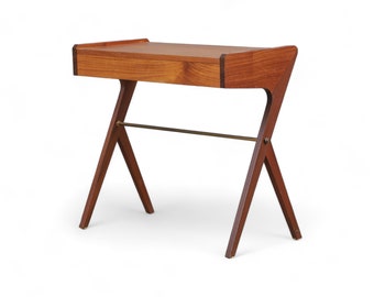 Nachttisch Mid Century aus Teakholz 1950er 1960er