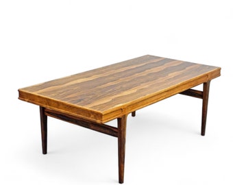 Vintage Mid-Century Johannes Andersen Couchtisch - Ausziehbare Platte, Jacaranda, Dänemark, 1960er Jahre