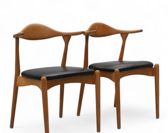 Vintage Mid-Century Modern Folke Sundberg 'Aristo' Chairs - Pair from the 1960s - Retro