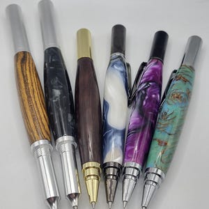 Handmade Rollerball Pens - Wood, Acrylic, Epoxy - P17