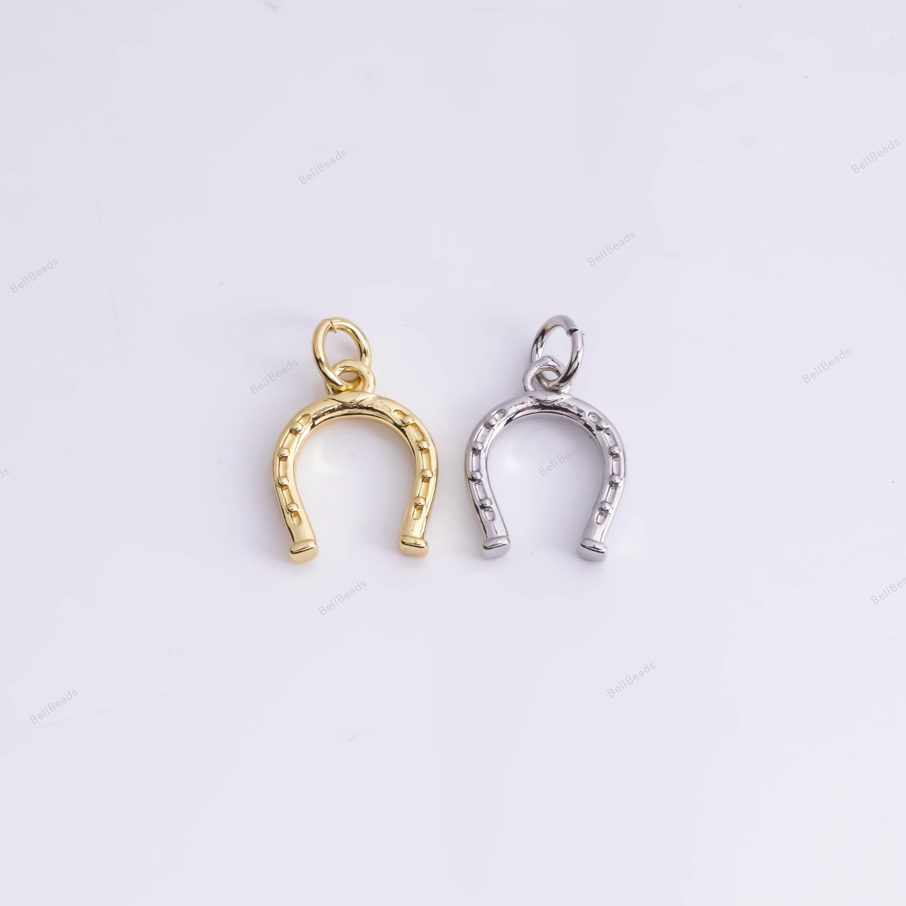 18k GF Horseshoe Charms 10x13mm 18K Gold Filled