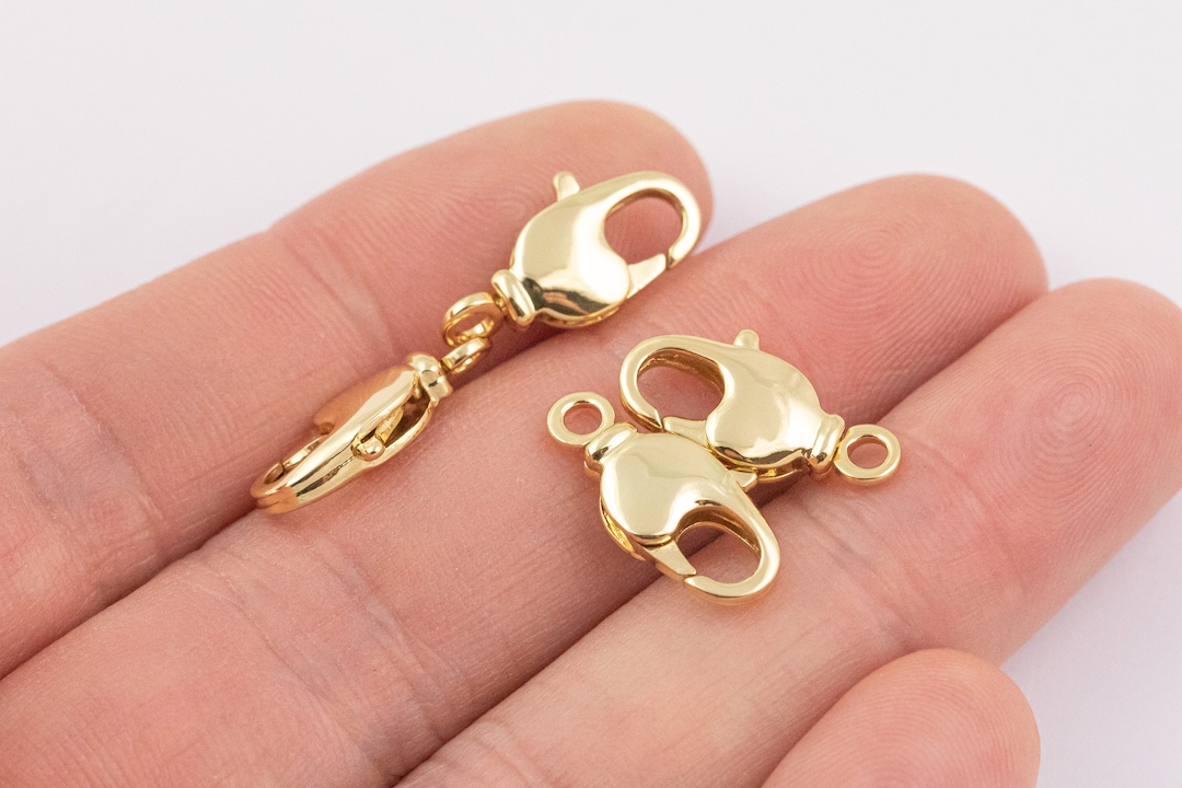 20PCS 14k Gold Filled Lobster Clasp for Jewelry Clasps for Bracelets C –  Rosebeading Official