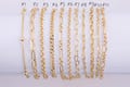 14k gf dainty minimalist bracelet chains • figaro, heart, satellite, paperclip, cuban, curb, rolo bracelets in gold • bridesmaid gifts