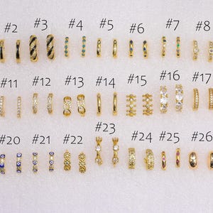 18K gold filled huggie earrings collection hoop earrings huggies collection 10mm 12mm 14mm 1420 14/20 gold filled