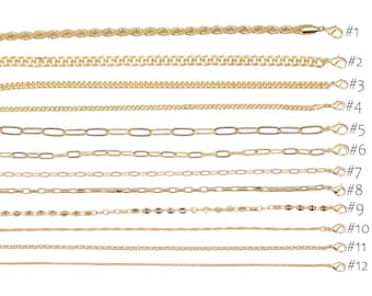 22k 16&quot;  gold filled paperclip necklaces necklace gf   14/20 gold filled
