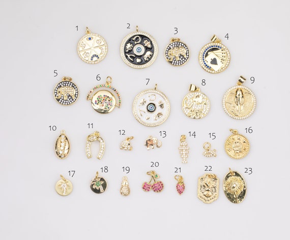 gp 1/20 14k gold filled charms