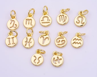 14k Gold Filled Horoscope Zodiac Sign charms 1420 14/20 GF Made in USA