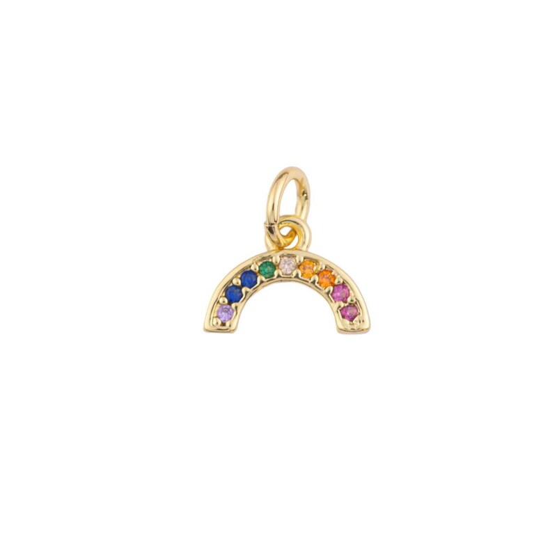 Rainbow Top Whole Metal Charms Set Of 6