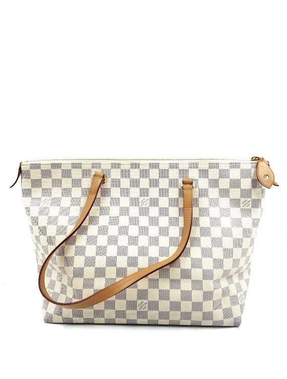 Louis Vuitton Damier Azur Lena Canvas PM Handbag For Sale at