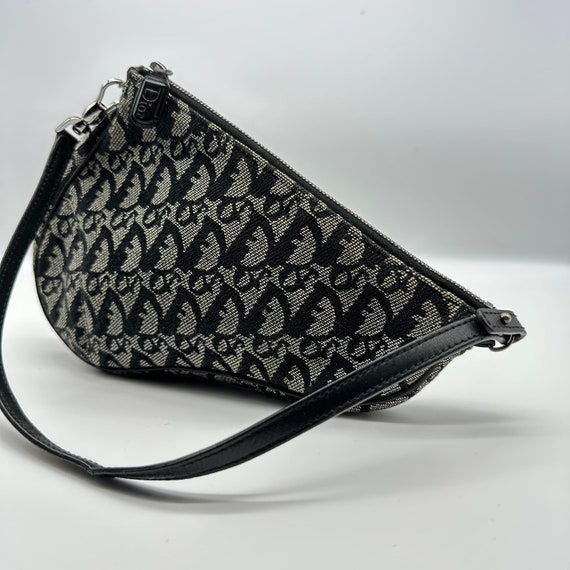 Christian Dior Saddle patent black bag second hand vintage – Lysis