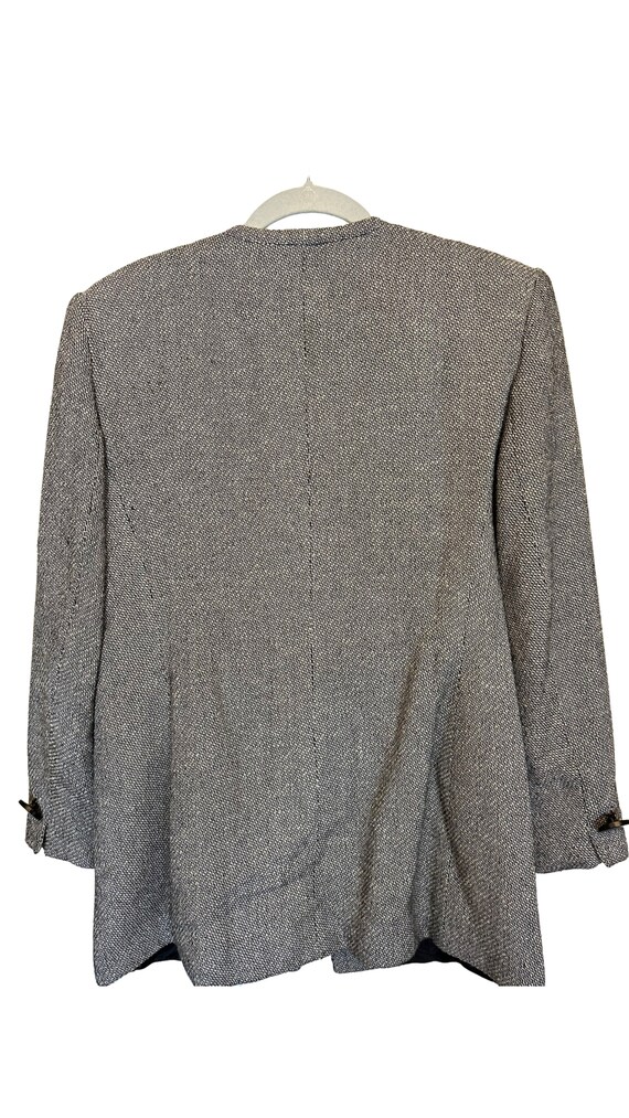 Vintage Christian Dior Women Grey Blazer Jacket M… - image 4