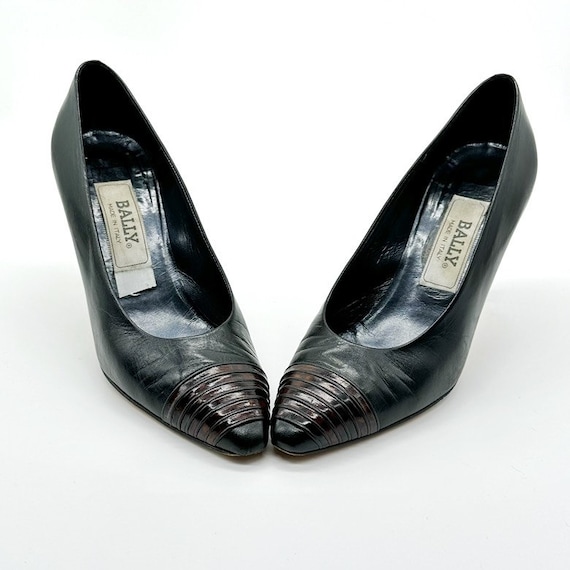 Bally Vintage Leather Heels 7.5 - image 7