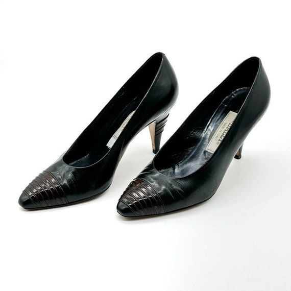 Bally Vintage Leather Heels 7.5 - image 3