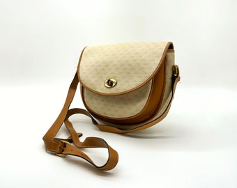 Gucci Vintage Cream Leather logo gg Gucci bag