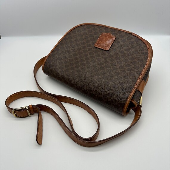 Authentic Celine Vintage Triomphe Monogram Crossbody Bag Etsy Polska