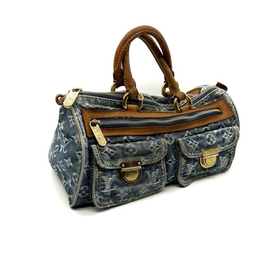 Lot - Blue Denim Louis Vuitton 'Neo Speedy' Bag