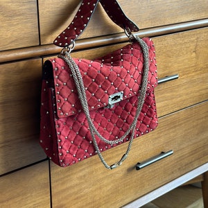 Valentino by Mario Valentino Patent Red Tote Bag