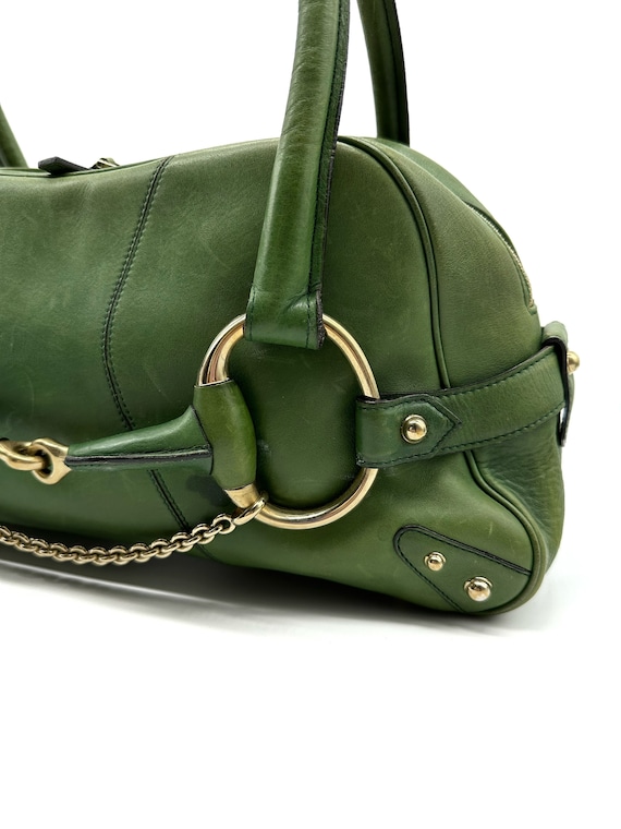 Gucci Vintage Large Horsebit Shoulder Bag