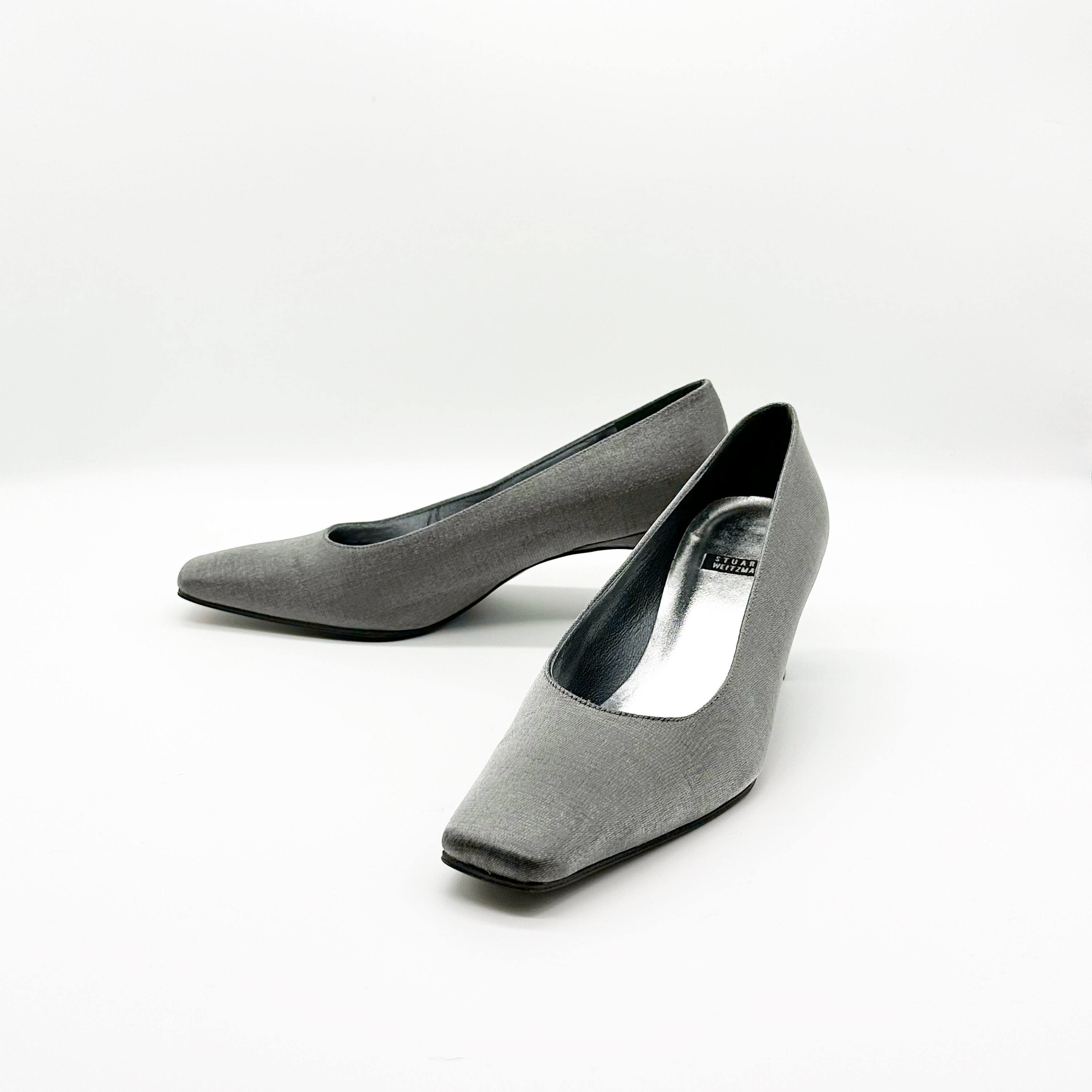 White stuart shop weitzman heels
