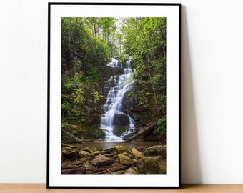 Reedy Branch Falls Photo Print, South Carolina Waterfall, Nature Wall Art