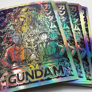 Mobile Suit Gundam - hand made screen print