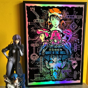 Ghost in the Shell - hand made screen print