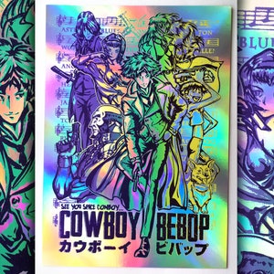 Space Cowboy Hand Made Screen Print