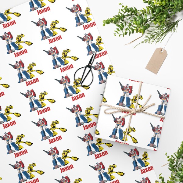 Transformers Christmas Wrapping Paper 