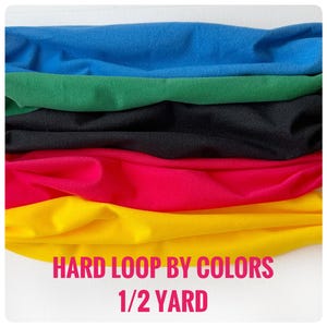 Hard Loop Fleece Fabric: Sewing Board Material, Hook Fastener Compatible (60x18 in.)