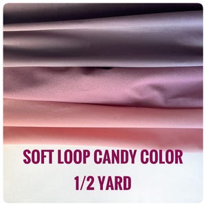 Fastener Loop candy color. Loop fabric. Soft sheets. 100% polyester. Sheet size 45&quot;x18&quot;.