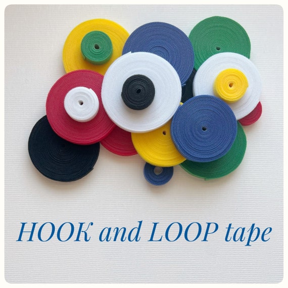 Double Side Hook and Loop Velcro Tape. Reusable Fastening Tape