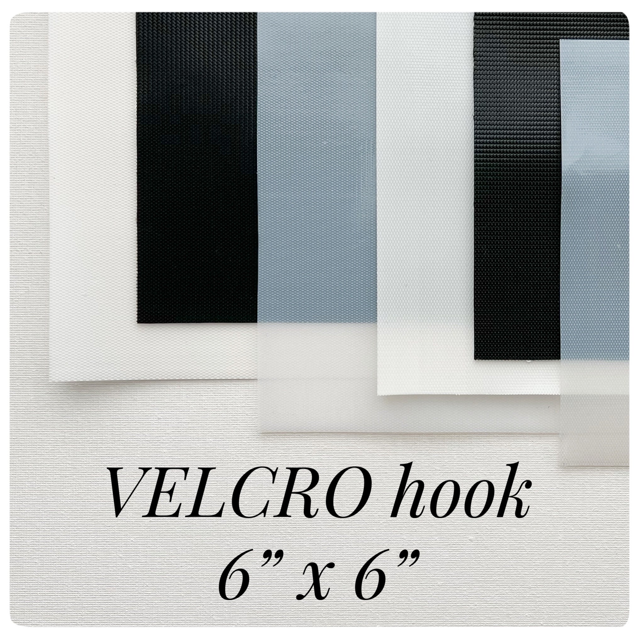 24 Velcro® Squares Sticky Pads Stick on Fasteners Hook and Loop 25mm  Black/white 